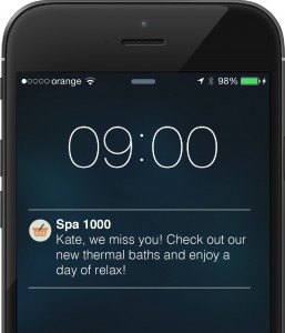 re-enage lapsed users with push notifications