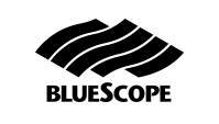 Bluescope black and white logo