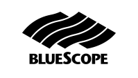 Bluescope black and white logo Bluescope black and white logo