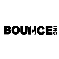Bounce Inc black and white logo