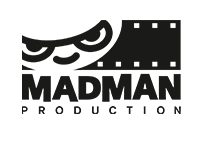 Madman Production black and white logo Madman Production black and white logo