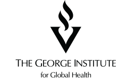 The George Institute black and white logo