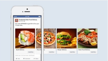 Facebook Carousel Ad