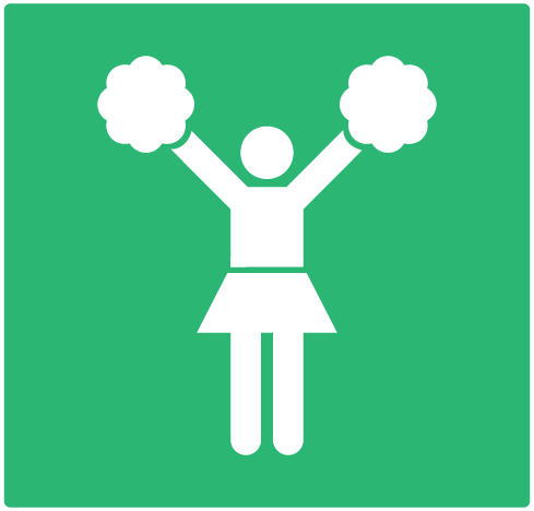cheerleading icon