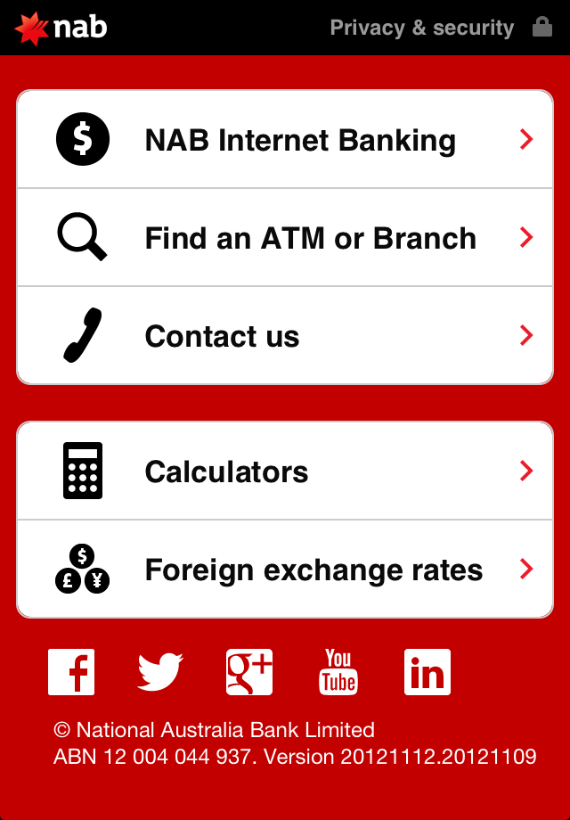 nab mobile app