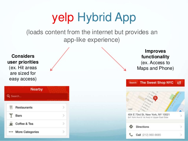 yelp-hybrid-app